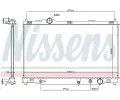 NISSENS Chladi vody NIS 606167, 606167