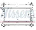NISSENS Chladi vody NIS 606170, 606170