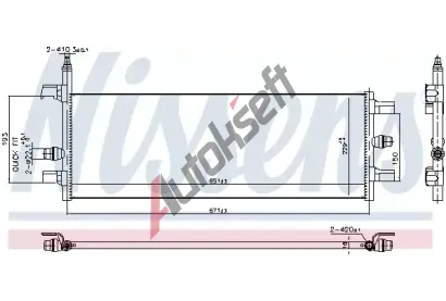 NISSENS Chladi vody NIS 606248, 606248