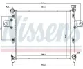 NISSENS Chladi vody NIS 606254, 606254