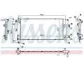Chladi vody NISSENS ‐ NIS 606264