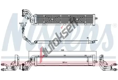 NISSENS Chladi vody NIS 606268, 606268