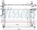NISSENS Chladi vody NIS 606277, 606277
