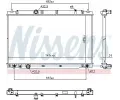 Chladi vody NISSENS ‐ NIS 606298