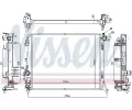 NISSENS Chladi vody NIS 606473, 606473