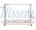 NISSENS Chladi - chlazen motoru NIS 60648A, 60648A