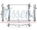 NISSENS Chladi vody NIS 606571, 606571