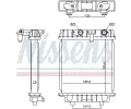 NISSENS Chladi vody NIS 606644, 606644