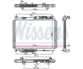 NISSENS Chladi vody NIS 606662, 606662
