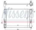 NISSENS Chladi vody NIS 606725, 606725