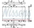 NISSENS Chladi� vody NIS 606822, 606822