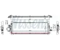 Chladi vody NISSENS ‐ NIS 606906