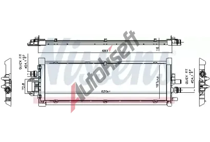 NISSENS Chladi vody NIS 606906, 606906