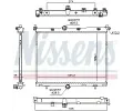 Chladi vody NISSENS ‐ NIS 607030
