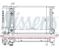 NISSENS Chladi - chlazen motoru NIS 60703A, 60703A