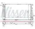 NISSENS Chladi - chlazen motoru NIS 60757A, 60757A