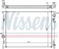 NISSENS Chladi - chlazen motoru NIS 61014A, 61014A