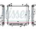 NISSENS Chladi - chlazen motoru NIS 61020A, 61020A