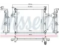 NISSENS Chladi vody NIS 61038, 61038