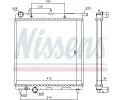 NISSENS Chladi vody NIS 61279, 61279