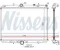 NISSENS Chladi vody NIS 61291A, 61291A