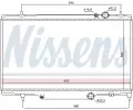 NISSENS Chladi - chlazen motoru NIS 61297, 61297