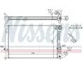 NISSENS Chladi vody NIS 61338A, 61338A