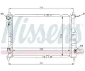 NISSENS Chladi - chlazen motoru NIS 61630, 61630