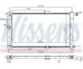NISSENS Chladi vody NIS 61651A, 61651A