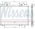 NISSENS Chladi - chlazen motoru NIS 61672A, 61672A