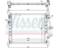 NISSENS Chladi vody NIS 61689, 61689