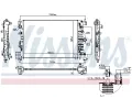 NISSENS Chladič vody NIS 61715, 61715