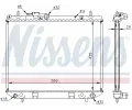 NISSENS Chladi vody NIS 61742A, 61742A