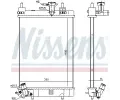 NISSENS Chladič vody NIS 617554, 617554