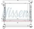 NISSENS Chladi vody NIS 61804, 61804