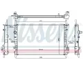 NISSENS Chladi - chlazen motoru NIS 62023A, 62023A