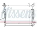 NISSENS Chladi - chlazen motoru NIS 62025A, 62025A