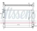 NISSENS Chladi - chlazen motoru NIS 620411, 620411
