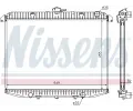 NISSENS Chladi - chlazen motoru NIS 62070A, 62070A
