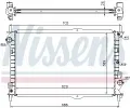 NISSENS Chladi vody NIS 62156A, 62156A