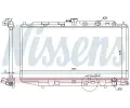NISSENS Chladi vody NIS 62276, 62276