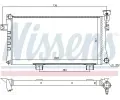 NISSENS Chladi vody NIS 623556, 623556