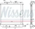 NISSENS Chladi vody NIS 62455A, 62455A