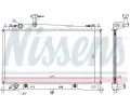 NISSENS Chladi vody NIS 62463A, 62463A