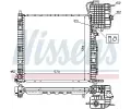 NISSENS Chladi - chlazen motoru NIS 62559A, 62559A