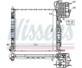 NISSENS Chladi - chlazen motoru NIS 62561A, 62561A