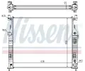 NISSENS Chladi vody NIS 62577A, 62577A