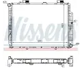 NISSENS Chladi - chlazen motoru NIS 62598A, 62598A
