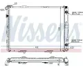 NISSENS Chladi - chlazen motoru NIS 62679A, 62679A