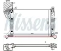 NISSENS Chladi - chlazen motoru NIS 62687A, 62687A